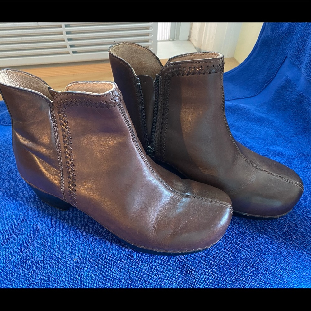 Dansko brown ankle boots